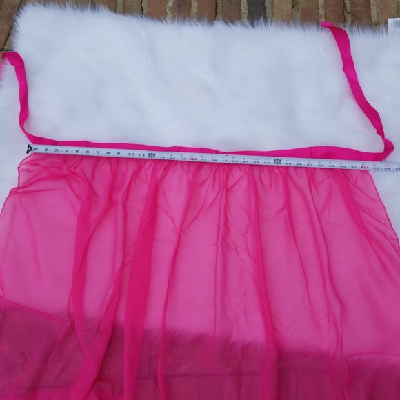 PINK/BLACK/ORANGE  BATHING SUIT COVER UP SKIRT - Picture 8 of 8